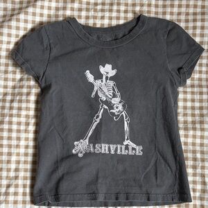 Brandy Melville Skeleton Graphic T-Shirt